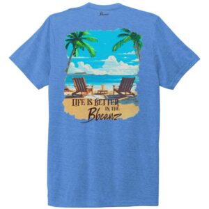 Tropical Beach Men's Azure Blue