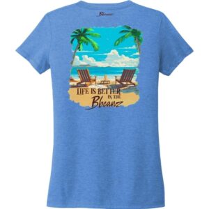 Tropical Beach Women's Azure Blue