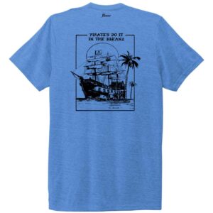 1st Pirate Ship Men’s Tee Azure Blue