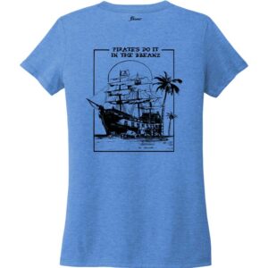 1st Pirate Ship Women’s Tee Azure Blue