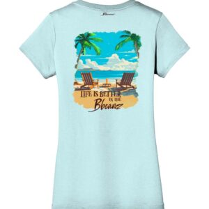 Tropical Beach Women’s Seaglass Blue