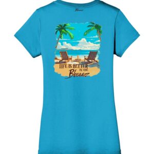 Tropical Beach Women's Bright Turquoise