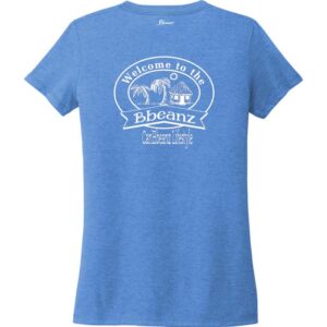 Welcome to the Bbeanz Women’s Tee Azure Blue